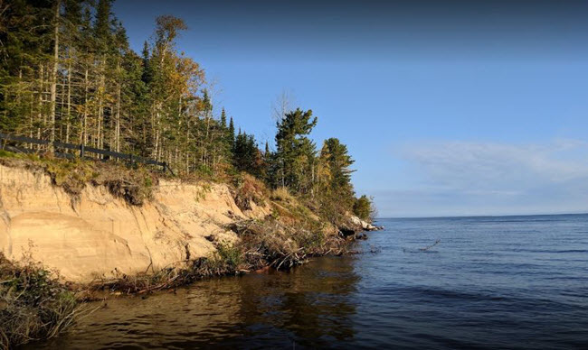 lake superior shoreline erosion control lakeshore guys mn